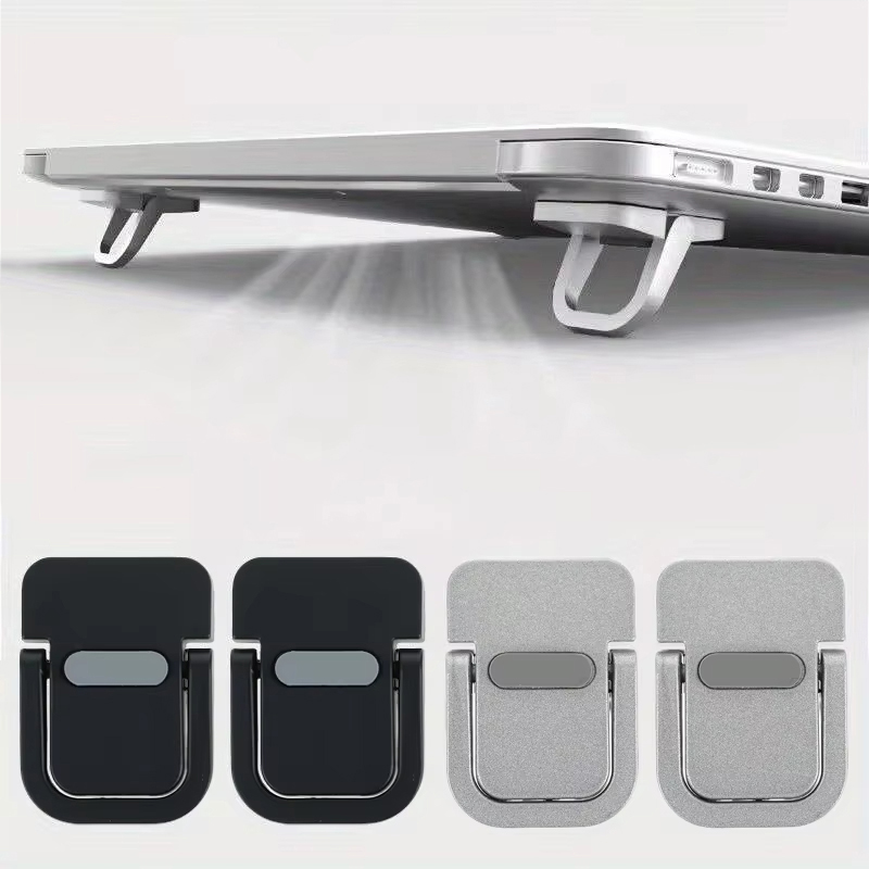Cooling Stand Tablet - Verstellbarer Klappbarer Laptop-Ständer mit Mini-Beinen, Ultradünner