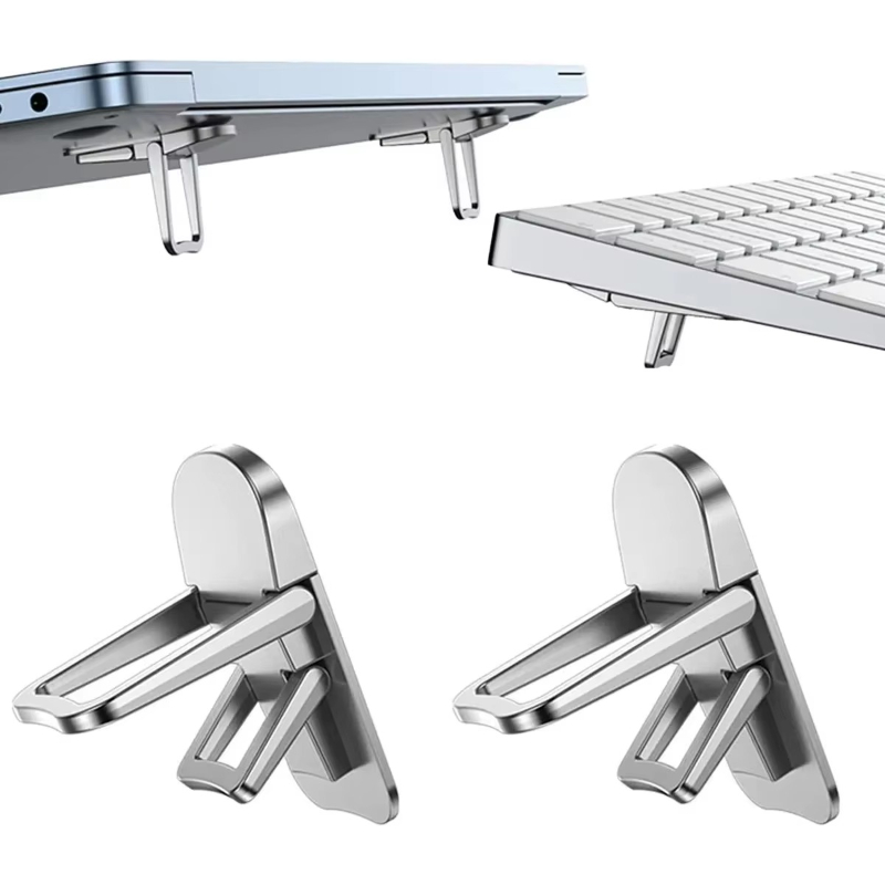 Cooling Stand Tablet - Zinklegierungs-Laptopständer, Mini, tragbar, faltbar, Kühlständer für
