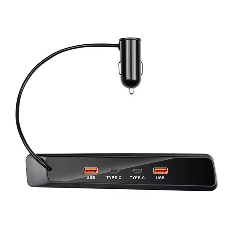 Usb Hub Type C - A33K-Für Q5L 2018-2024 USB Typ-C Schnelllade-Splitter-Shunt-HUB-Dockingstation