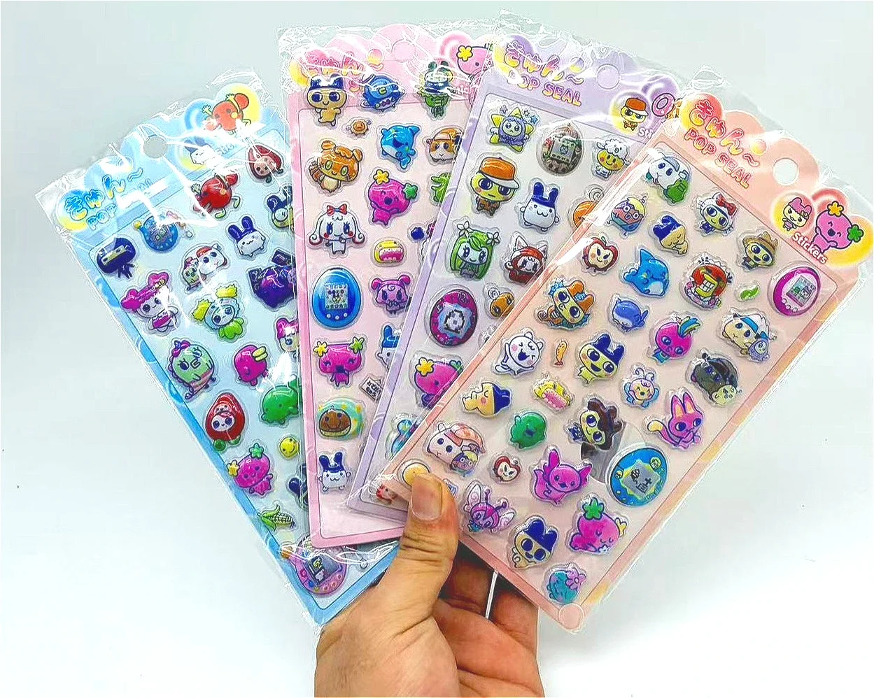 Tablet Cute Accessories - Heiße 3D-Relief-Hohl-Aufkleber - Niedliche Cartoon-Anime-Aufkleber, Wasserfest,