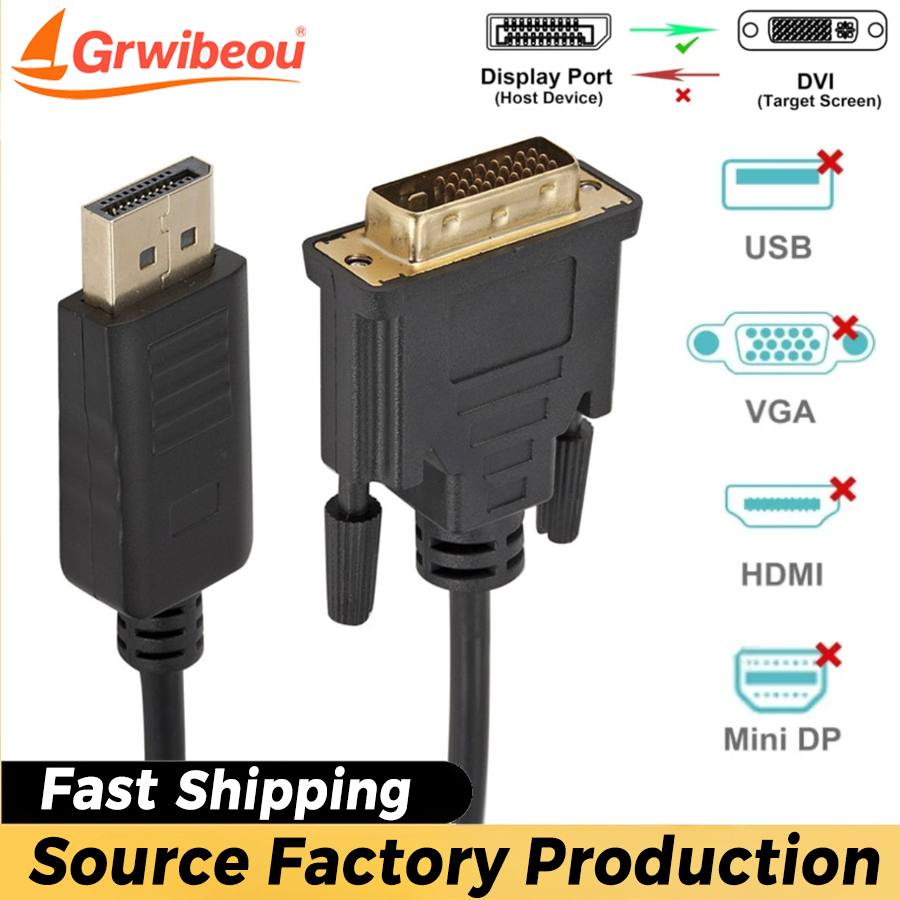 Tablet Lap Desk - DisplayPort DP zu DVI Kabel Adapter