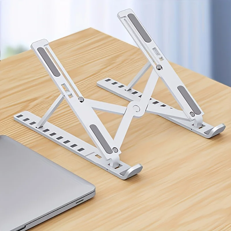Cooling Stand Tablet - Höhenverstellbarer Kühlständer, Kunststoff-Computerständer, tragbarer Laptopständer, faltbarer