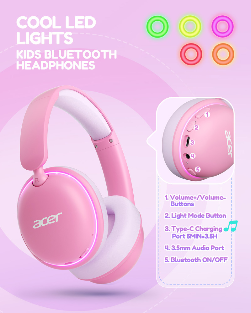 Acer Kids Bluetooth 6.0 Kopfhö – Wired Earphone Lightning Bewertung und Preis
