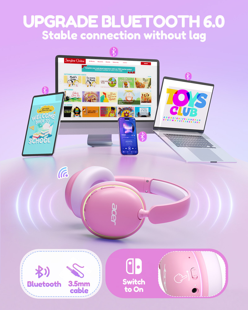 Acer Kids Bluetooth 6.0 Kopfhö – Wired Earphone Lightning Bewertung und Preis