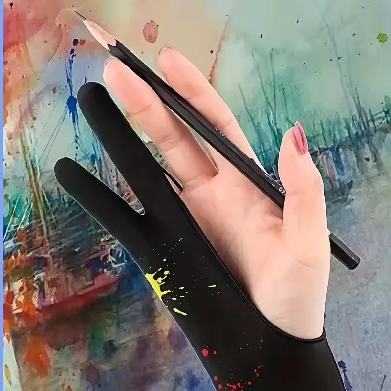 Zwei-Finger-Anti-Touch-Malhand – Drawing Glove Artist Bewertung und Preis
