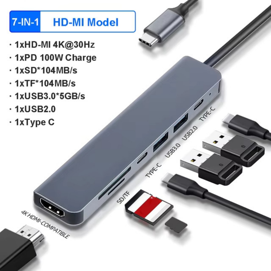 4/7/8/11in1 Docking Hub 4K USB – Usb Hub Type C Bewertung und Preis